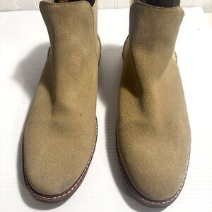 Steve Madden Men Highline Chelsea Boots Suede 100% Leather Shoes Size 13M